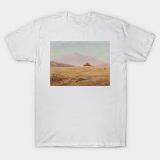 Mountain Plateau with Hut by Frederic Edwin Church T-Shirt